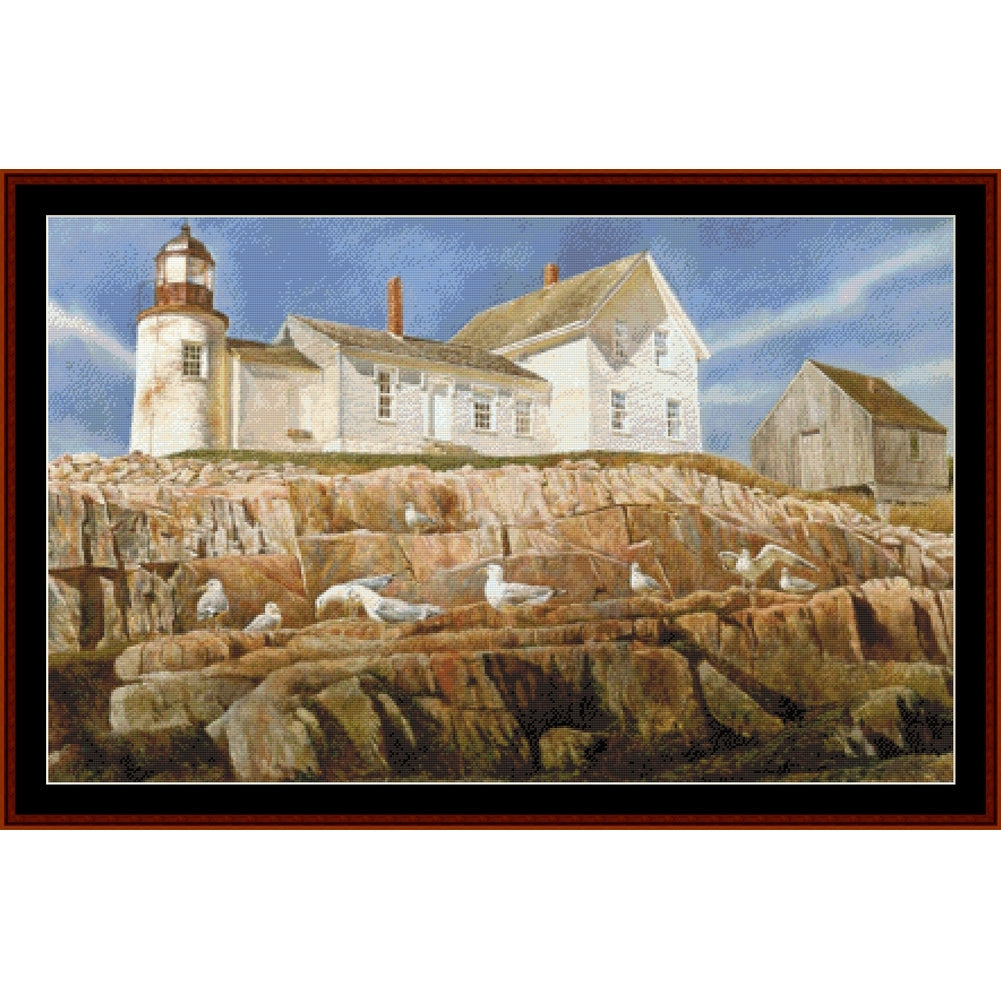 Counted Cross Stitch Pattern: Low Tide, Americana – Cross Stitch Collectibles