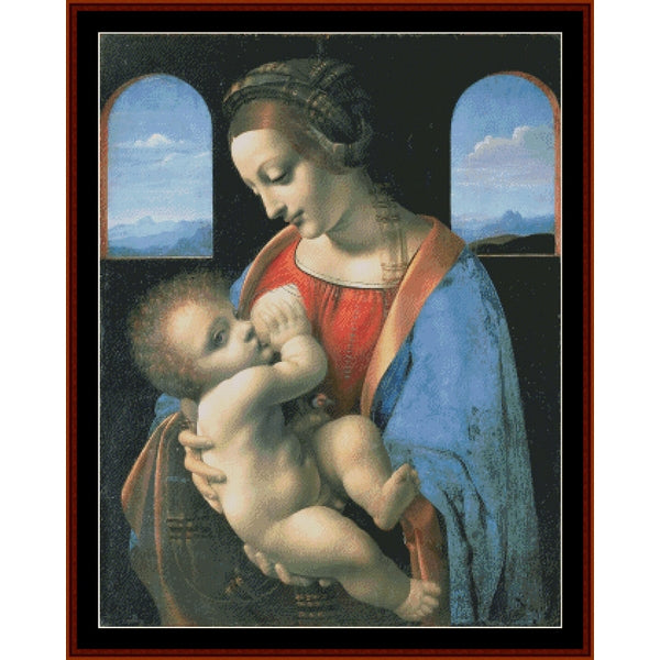 Counted Cross Stitch Pattern: Madonna Litta by Raphael – Cross Stitch Collectibles