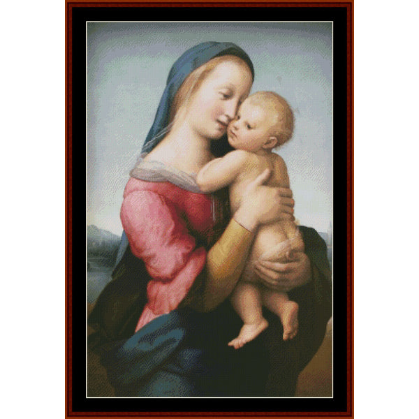 Counted Cross Stitch Pattern: Madonna Tempi by Raphael – Cross Stitch Collectibles