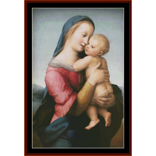 Counted Cross Stitch Pattern: Madonna Tempi by Raphael – Cross Stitch Collectibles