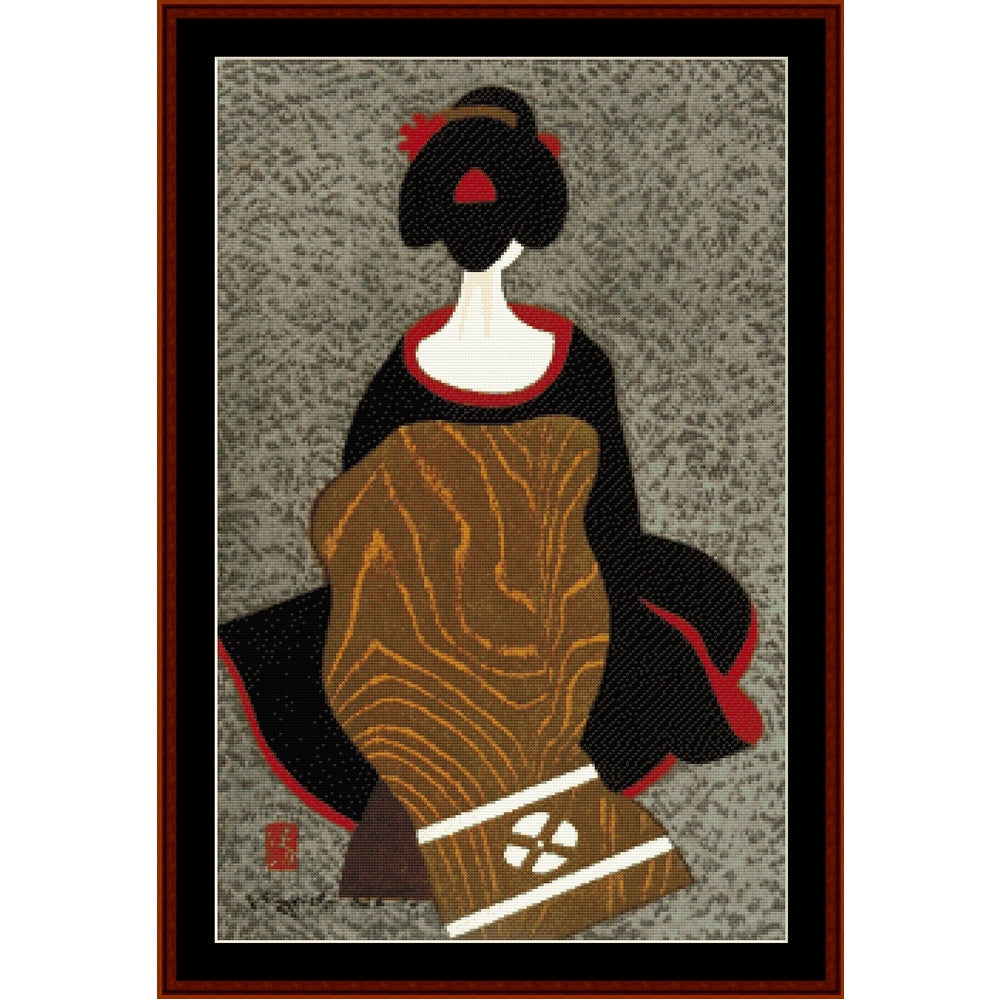 Counted Cross Stitch Pattern: Maiko, Asian Art – Cross Stitch Collectibles