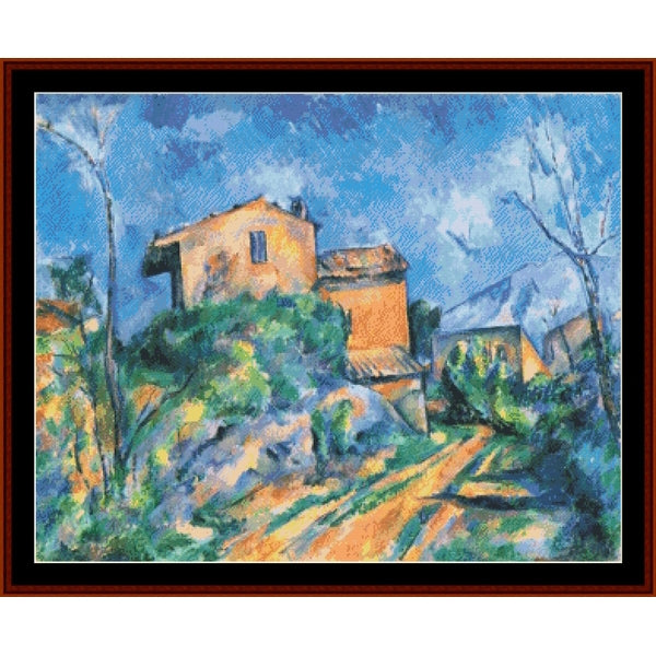 Counted Cross Stitch Pattern: Maison Maria by Paul Cezanne 
