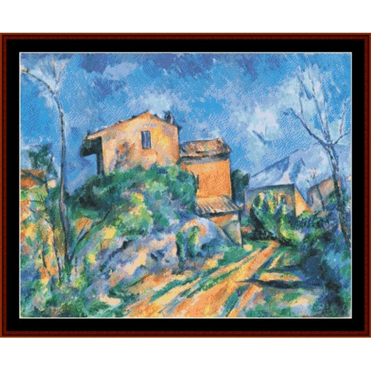 Counted Cross Stitch Pattern: Maison Maria by Paul Cezanne 