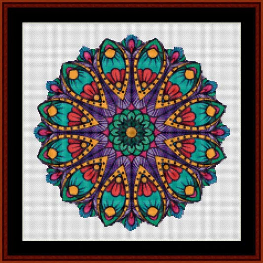 Counted Cross Stitch Pattern: Mandala 100 – Cross Stitch Collectibles