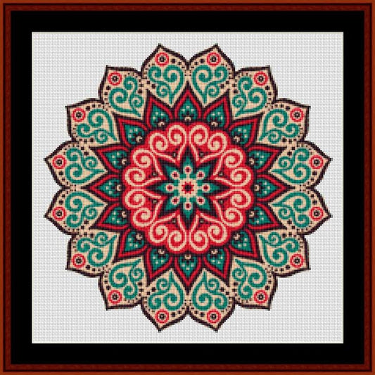 Counted Cross Stitch Pattern: Mandala 103 – Cross Stitch Collectibles