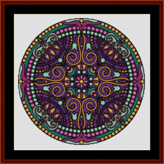 Counted Cross Stitch Pattern: Mandala 105 – Cross Stitch Collectibles