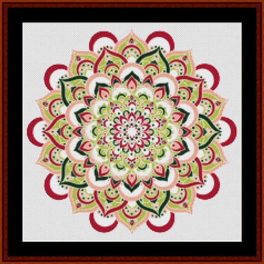 Counted Cross Stitch Pattern: Mandala 107 - Cross Stitch Collectibles