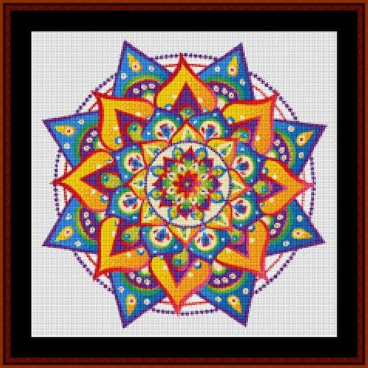 Counted Cross Stitch Pattern: Mandala 108 - Cross Stitch Collectibles