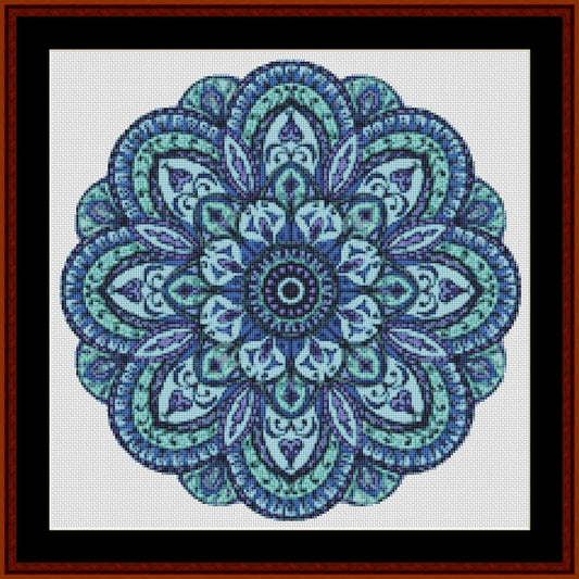 Counted Cross Stitch Pattern: Mandala 10 - Small – Cross Stitch Collectibles