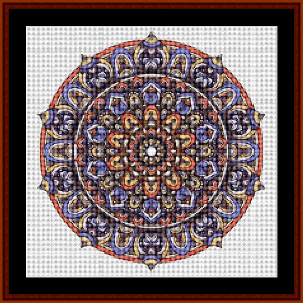 Counted Cross Stitch Pattern: Mandala 111 - Cross Stitch Collectibles