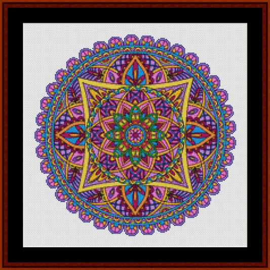 Counted Cross Stitch Pattern: Mandala 112 - Cross Stitch Collectibles