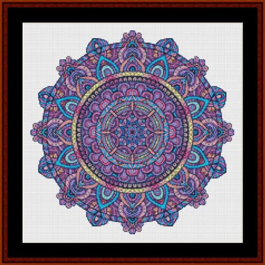 Counted Cross Stitch Pattern: Mandala 114 - Cross Stitch Collectibles