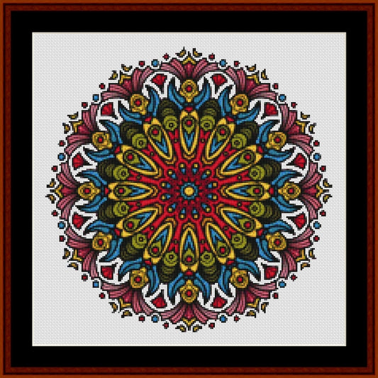 Counted Cross Stitch Pattern: Mandala 115 -  Cross Stitch Collectibles