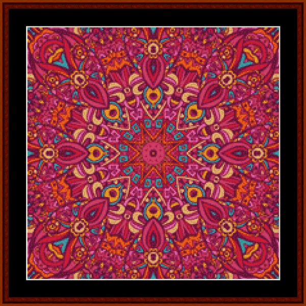 Counted Cross Stitch Pattern: Mandala 116 -  Cross Stitch Collectibles