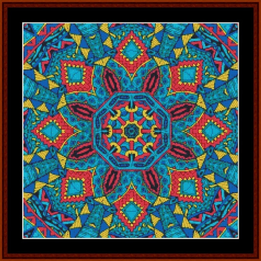 Counted Cross Stitch Pattern: Mandala 117 -  Cross Stitch Collectibles