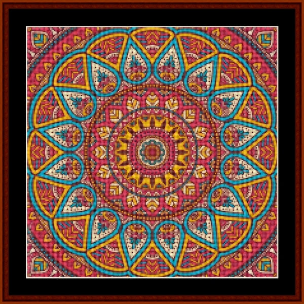 Counted Cross Stitch Pattern: Mandala 118 -  Cross Stitch Collectibles