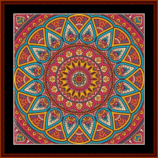 Counted Cross Stitch Pattern: Mandala 118 -  Cross Stitch Collectibles