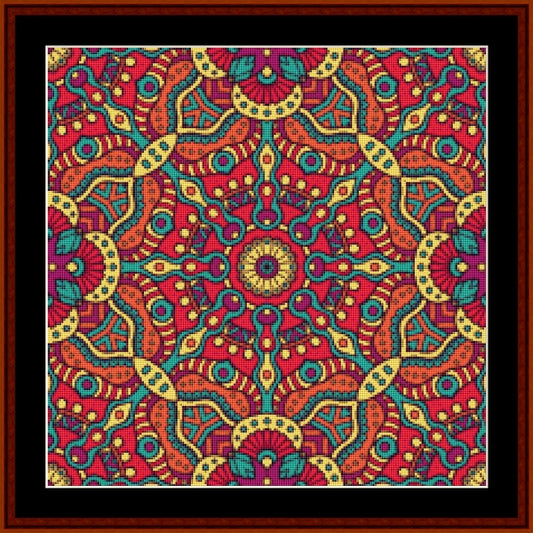 Counted Cross Stitch Pattern: Mandala 119 by Cross Stitch Collectibles