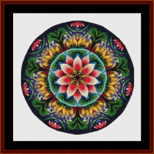 Counted Cross Stitch Pattern: Mandala 11 - Cross Stitch Collectibles