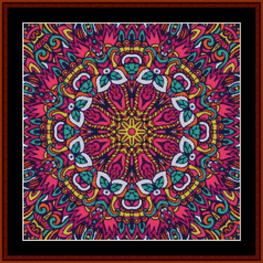 Counted Cross Stitch Pattern: Mandala 120 - Cross Stitch Collectibles