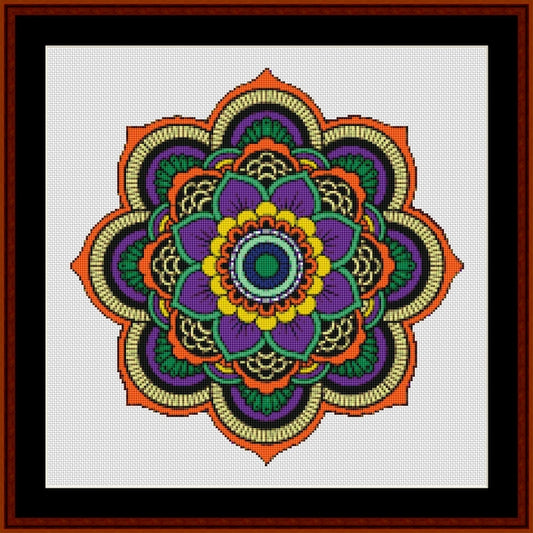 Counted Cross Stitch Pattern: Mandala 121 - Cross Stitch Collectibles