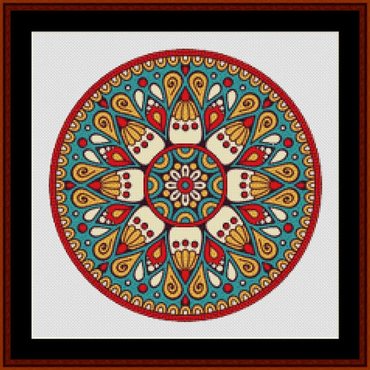 Counted Cross Stitch Pattern: Mandala 122 - Cross Stitch Collectibles