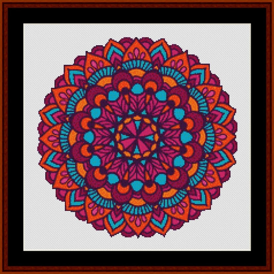 Counted Cross Stitch Pattern: Mandala 124 -  Cross Stitch Collectibles