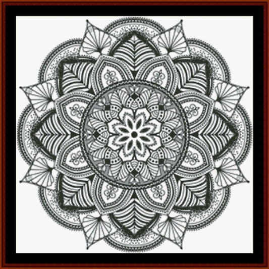 Counted Cross Stitch Pattern: Mandala 127 -  Cross Stitch Collectibles