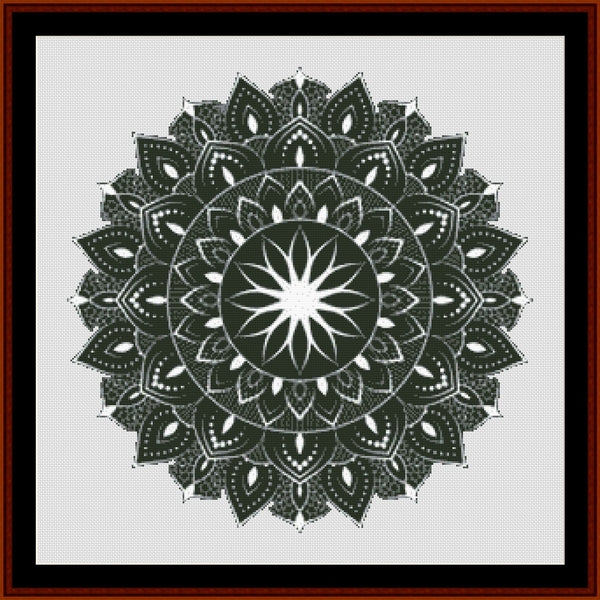 Counted Cross Stitch Pattern: Mandala 128 -  Cross Stitch Collectibles