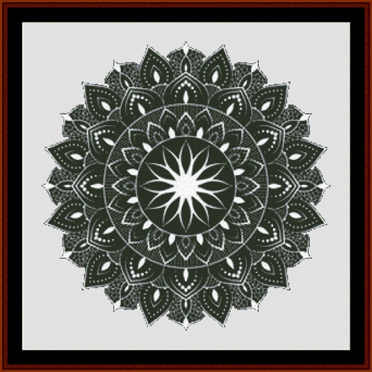 Counted Cross Stitch Pattern: Mandala 128 -  Cross Stitch Collectibles