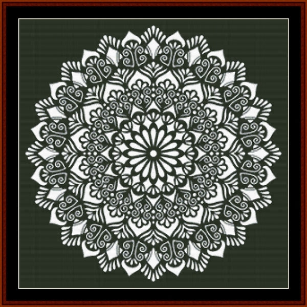Counted Cross Stitch Pattern: Mandala 129 -  Cross Stitch Collectibles