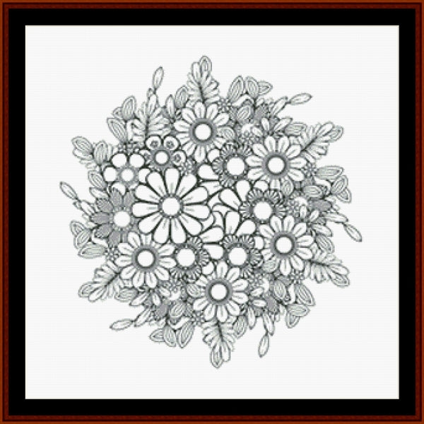 Counted Cross Stitch Pattern: Mandala 130 - Cross Stitch Collectibles