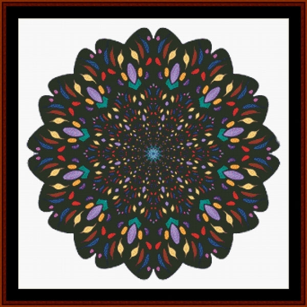 Counted Cross Stitch Pattern: Mandala 131 - Cross Stitch Collectibles