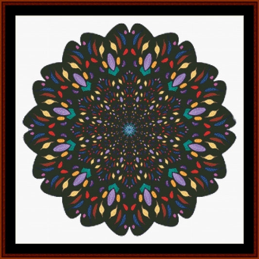 Counted Cross Stitch Pattern: Mandala 131 - Cross Stitch Collectibles