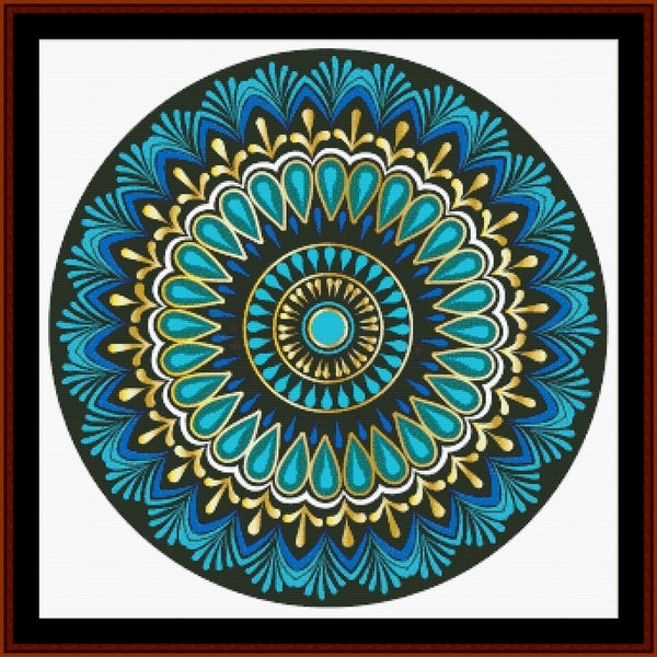 Counted Cross Stitch Pattern: Mandala 132 - Cross Stitch Collectibles