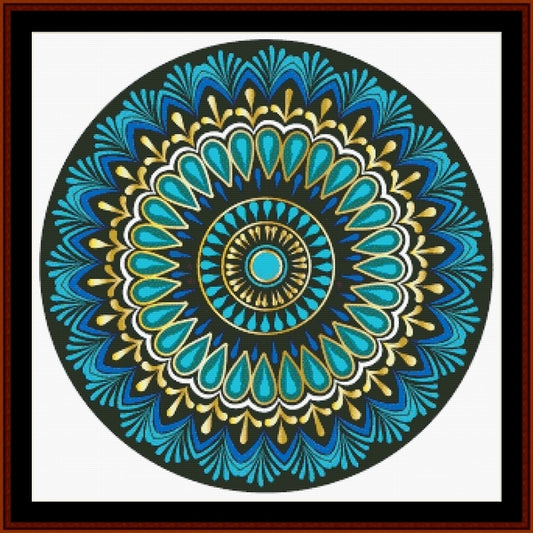 Counted Cross Stitch Pattern: Mandala 132 - Cross Stitch Collectibles