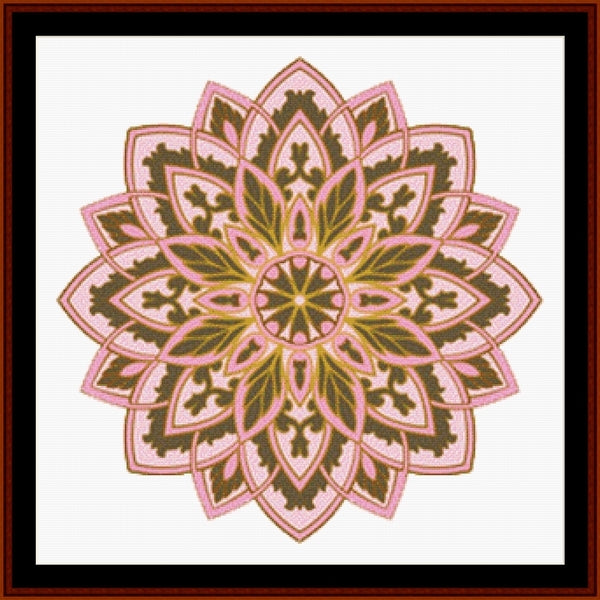 Counted Cross Stitch Pattern: Mandala 133 - Cross Stitch Collectibles