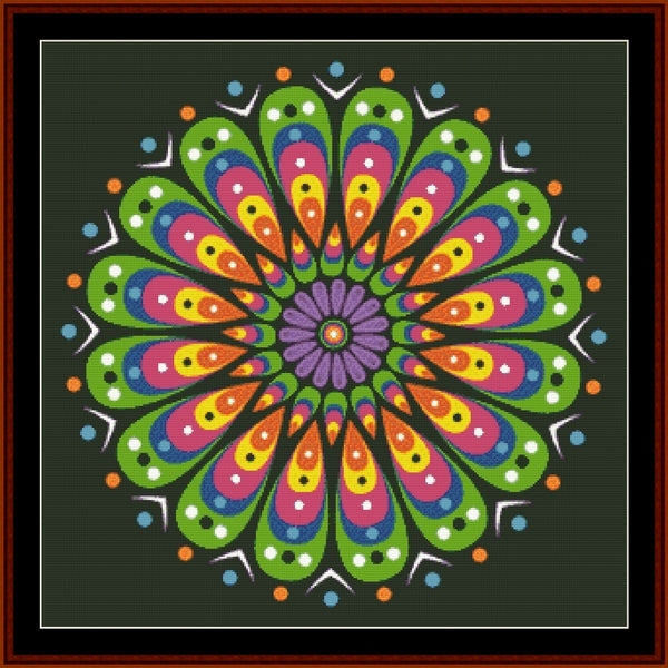 Counted Cross Stitch Pattern: Mandala 135 - Cross Stitch Collectibles