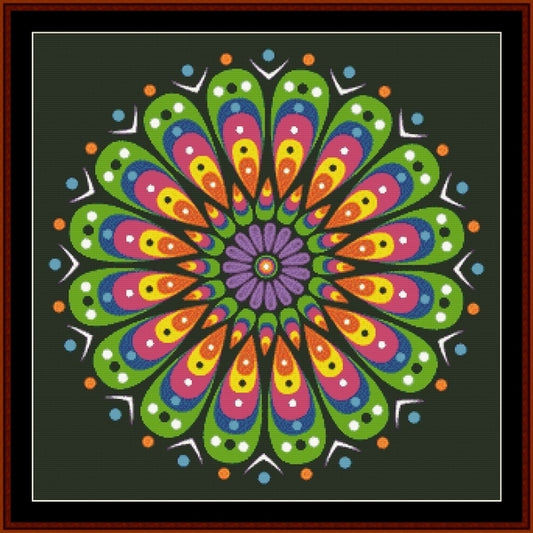 Counted Cross Stitch Pattern: Mandala 135 - Cross Stitch Collectibles