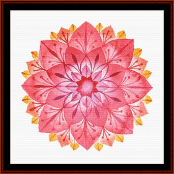 Counted Cross Stitch Pattern: Mandala 136 - Cross Stitch Collectibles