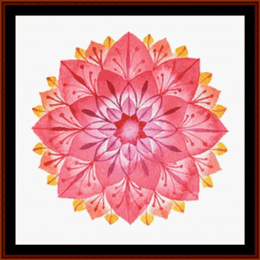 Counted Cross Stitch Pattern: Mandala 136 - Cross Stitch Collectibles