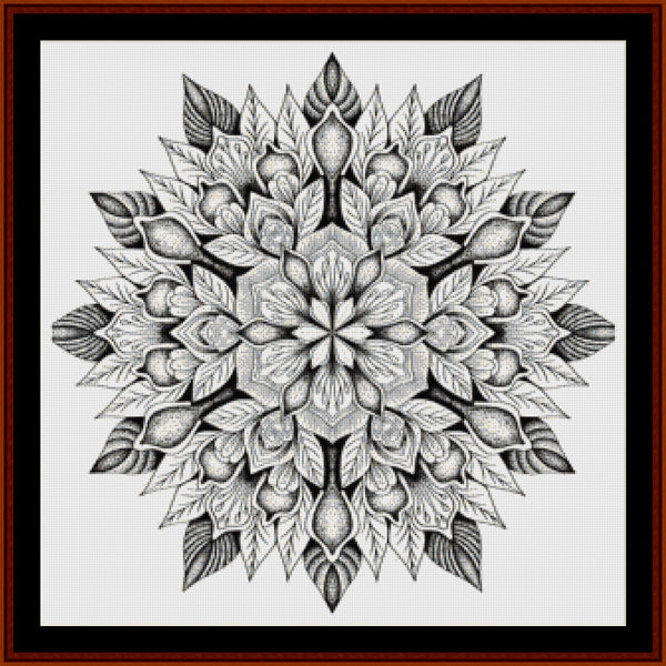 Counted Cross Stitch Pattern: Mandala 13 (Large) -  Cross Stitch Collectibles