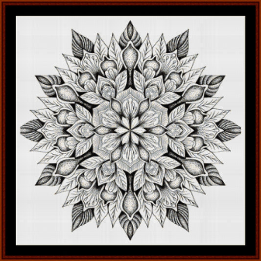 Counted Cross Stitch Pattern: Mandala 13 (Large) -  Cross Stitch Collectibles