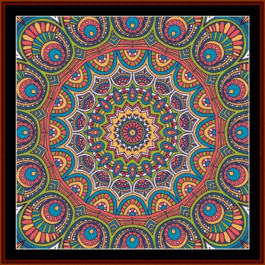 Counted Cross Stitch Pattern: Mandala 140 - Cross Stitch Collectibles