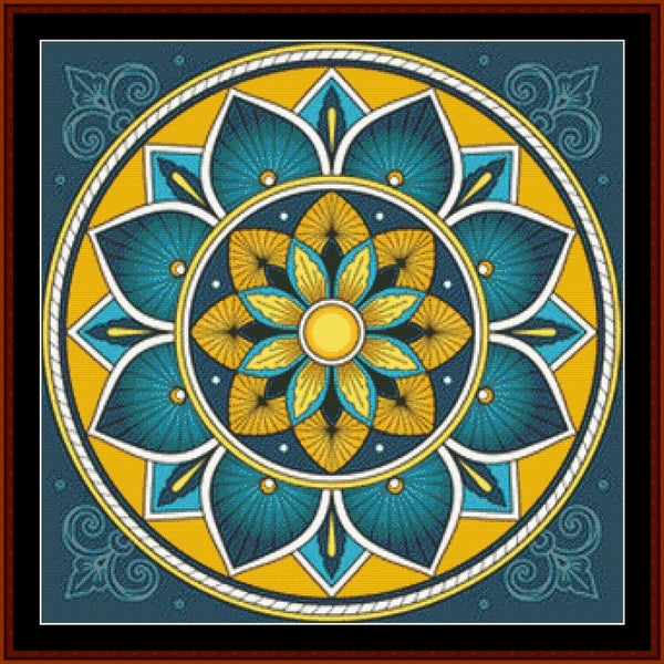 Counted Cross Stitch Pattern: Mandala 141 - Cross Stitch Collectibles