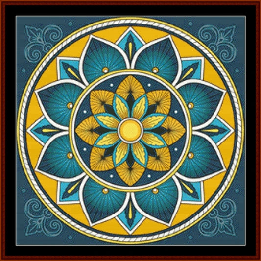 Counted Cross Stitch Pattern: Mandala 141 - Cross Stitch Collectibles