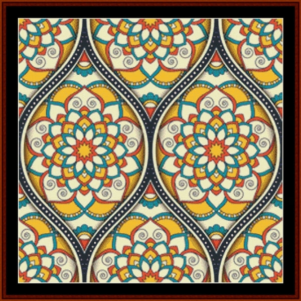 Counted Cross Stitch Pattern: Mandala 142 - Cross Stitch Collectibles