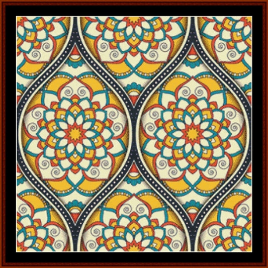 Counted Cross Stitch Pattern: Mandala 142 - Cross Stitch Collectibles