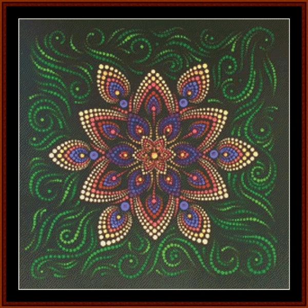 Counted Cross Stitch Pattern: Mandala 143 - Cross Stitch Collectibles