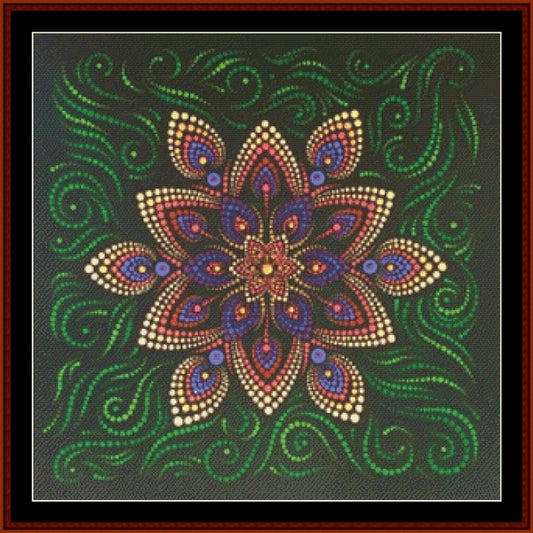 Counted Cross Stitch Pattern: Mandala 143 - Cross Stitch Collectibles